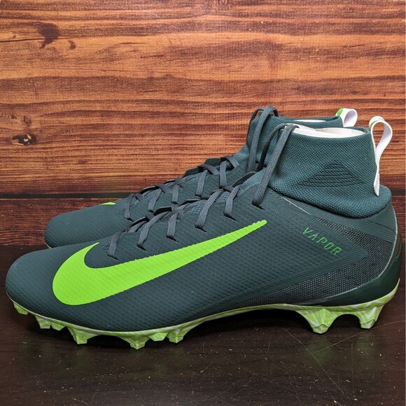 Nike Vapor Untouchable Pro 3 Men\'s 16 Michigan State PE Green Cleats AQ8815-300 main image 11